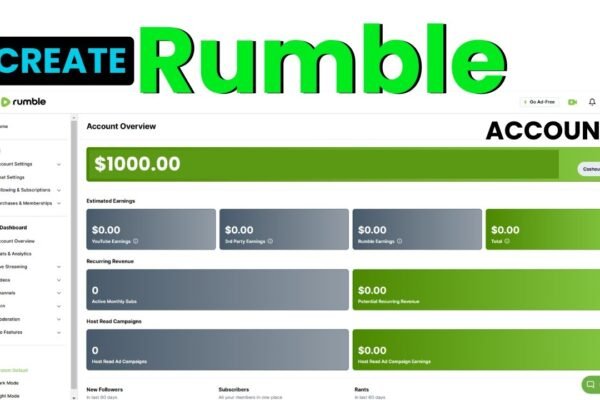 Rumble account